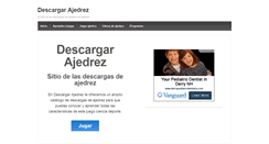 Desktop Screenshot of descargarajedrez.com